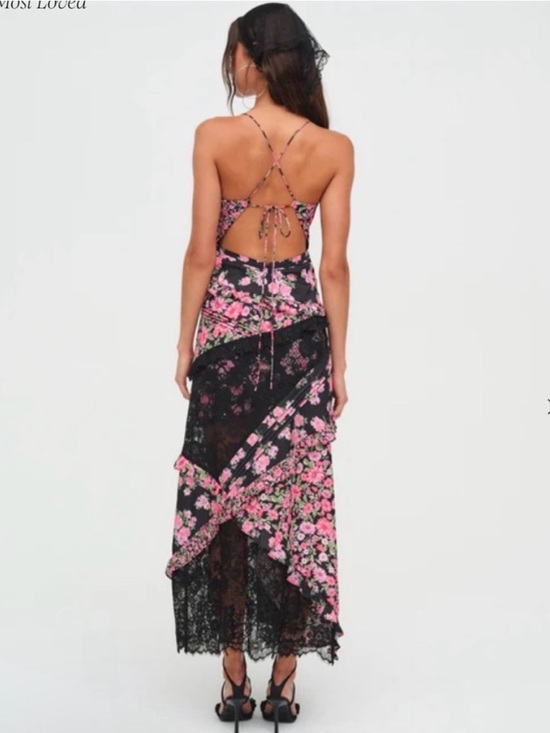 For Love & Lemons Rosalyn Maxi Dress - Picture 4 of 16
